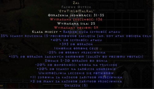 Grief Żal PB 40/393 ROTW Non Ladder D2R