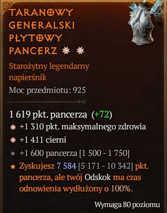 Sezon 4 Legendarny Pancerz Armor 2 GA