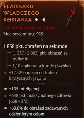 Sezon 4 Legendarny Miecz 2 GA
