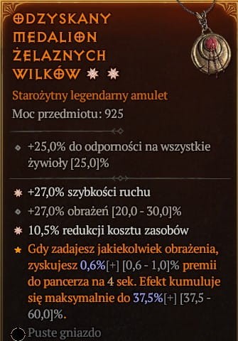 Sezon 4 Legendarny Amulet 2 GA