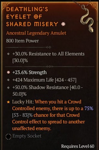 1 GA AMULET Strength SEZON 7
