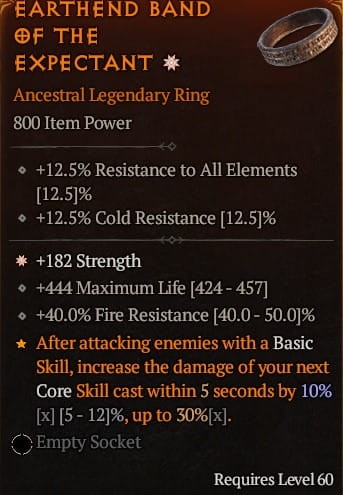 1 GA RING Pierścień SEZON 7