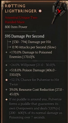 1 GA ROTTING LIGHTBRINGER SEZON 9
