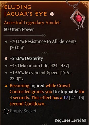 1 GA AMULET DEX SEZON 10