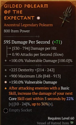 1 GA POLEARM SEZON 10