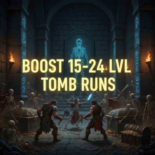 LEVEL SERVICE TOMB RUNY Od 15 lvl do 24 lvl LADDER Diablo 2