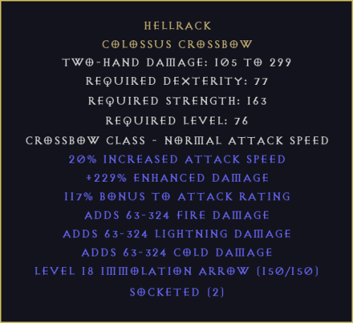 Piekielnisko Hellrack Diablo 2 Resurrected D2R ROTW Ladder