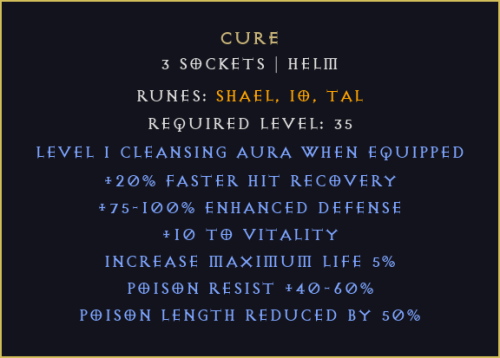 Remedium Cure Diablo 2 Resurrected D2R ROTW Ladder