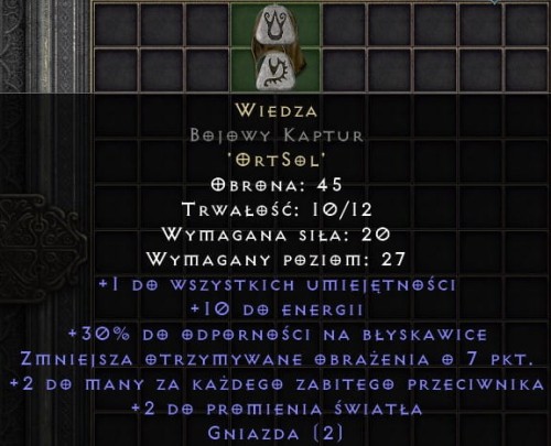 Wiedza Lore D2R Diablo 2 Resurrected ROTW Ladder