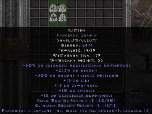 Kamień Stone dla Merca D2R Diablo 2 Resurrected ROTW Ladder