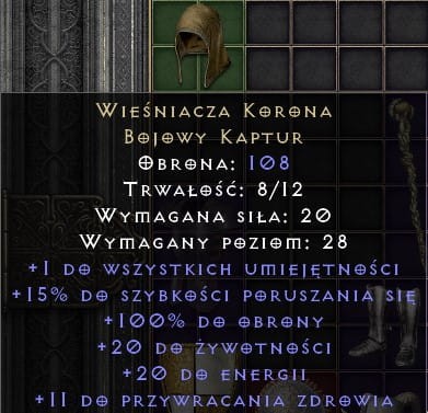 Wieśniacza Korona D2R Diablo 2 Resurrected ROTW Ladder