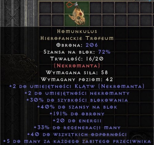 Homunkulus Homu Diablo 2 Resurrected D2R ROTW Ladder
