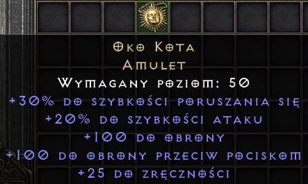 Oko Kota Amulet D2R Diablo 2 Resurrected ROTW Ladder