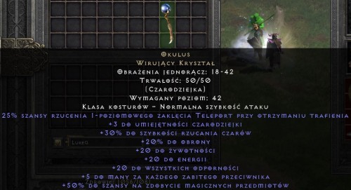 Okulus Oculus D2R Diablo 2 Resurrected ROTW Ladder