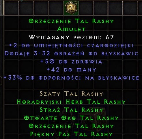 Amulet Tal Rasha Rashy Diablo 2 Resurrected ROTW Ladder