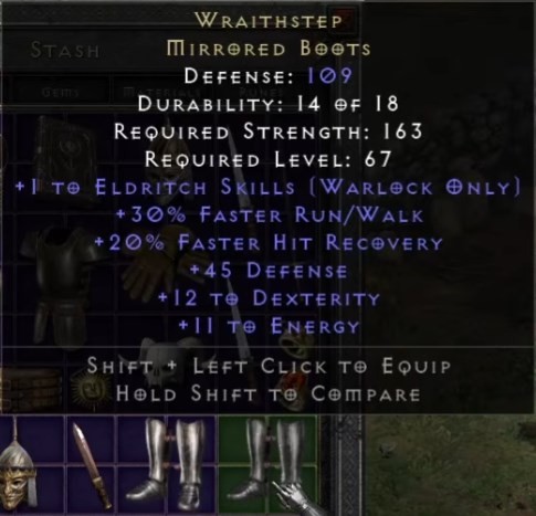 WRAITHSTEP Buty D2R ROTW LADDER