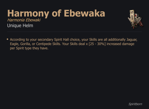 Harmony of Ebewaka / Harmonia Ebewaki UNIKAT Diablo IV SEZON