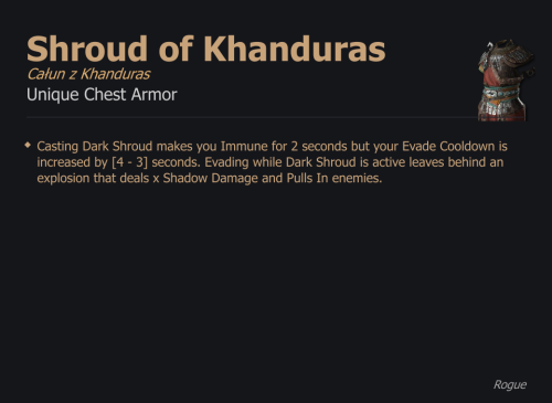 Shroud of Khanduras / Całun z Khanduras UNIKAT Diablo IV SEZON