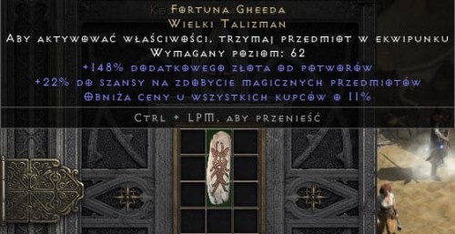 Fortuna Gheeda Gheed D2R Diablo 2 Resurrected ROTW Ladder