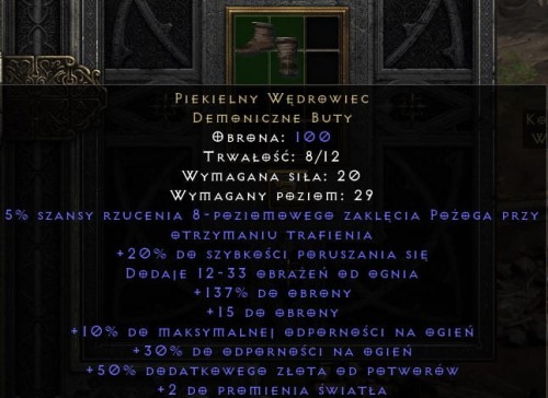 Piekielny Wędrowiec D2R Diablo 2 Resurrected ROTW Ladder