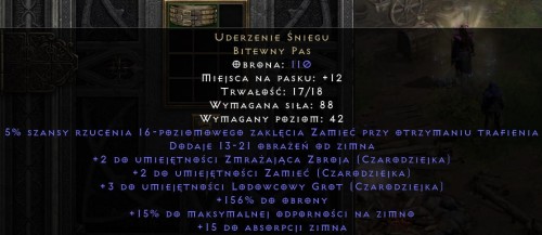 Uderzenie Śniegu Snowclash Diablo 2 Resurrected ROTW Ladder
