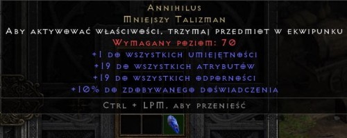 Annihilus 19/19/10 ROTW Non Ladder