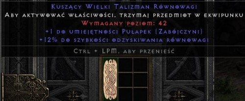 Talizman Pułapki 12 FHR ROTW Non Ladder
