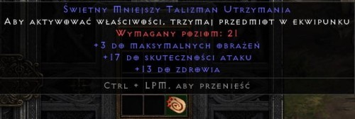 Talizman 3/17/13 ROTW Non Ladder
