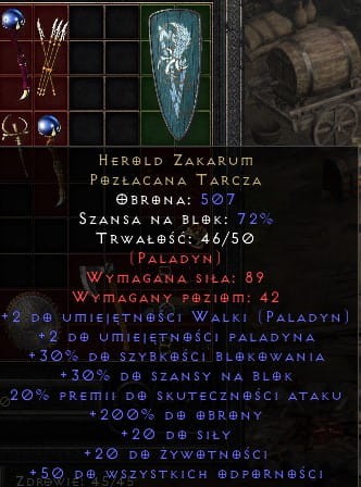 PERFECT 200 ED HOZ Herold Zakarum D2R ROTW Ladder
