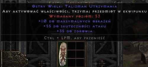 Talizman 10/55/35 ROTW Non Ladder