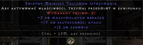 Talizman 3/17/12 ROTW Non Ladder