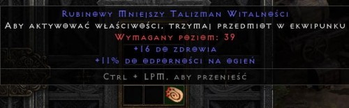 Talizman 16 Life 11 Fire Res ROTW Non Ladder