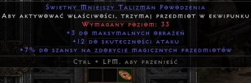 Talizman 3/7/12 ROTW Non Ladder