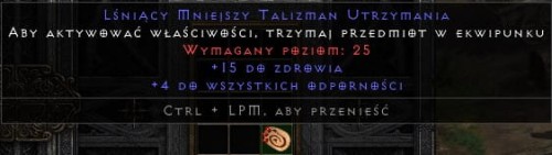 Talizman 15 Life 4 All Res ROTW Non Ladder