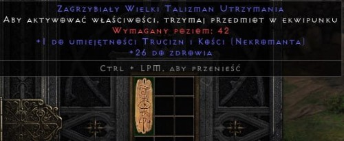 Talizman PNB Skiller + 26 Life ROTW Non Ladder