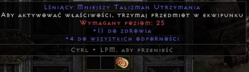 Talizman 11 Life 4 All Res ROTW Non Ladder
