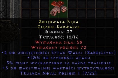 Rękawice Zabójczyni 2/10 Ladder Sezon 5