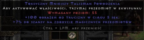 Talizman 7 MF 100 Psn ROTW Non Ladder