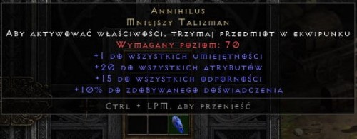 Annihilus 20/15/10 ROTW Non Ladder