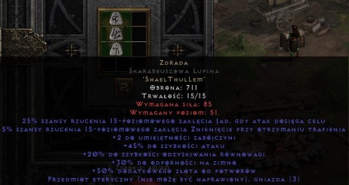 Treachery ZDRADA dla Merca D2R Diablo 2 Resurrected ROTW Ladder