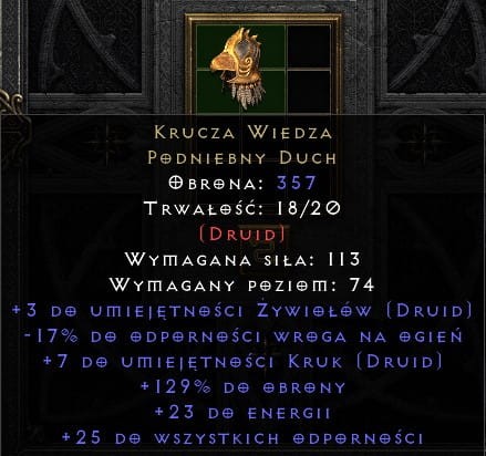 Krucza Wiedza Ravenlore Diablo 2 Resurrected D2R ROTW Ladder