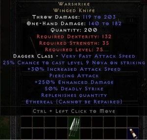 PERF ETH Bojowy Skowyt Warshrike D2R ROTW Ladder