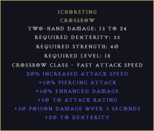 Ichorsting DIABLO 2 D2R LADDER