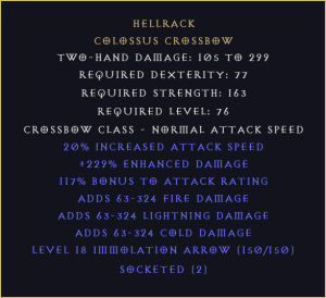 Hellrack DIABLO 2 D2R LADDER