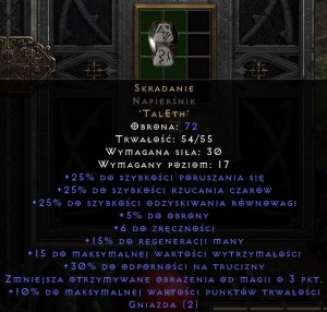 Skradanie Stealth Zbroja D2R Diablo 2 Resurrected Ladder