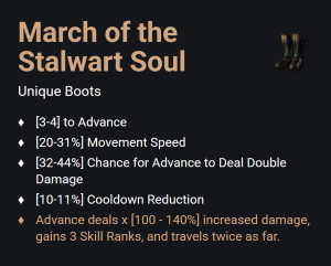 March of the Stalwart Soul UNIKAT Diablo IV SEZON