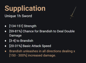 Supplication UNIKAT Diablo IV SEZON