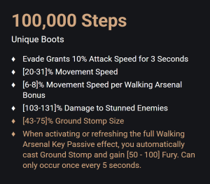 100,000 Steps UNIKAT Diablo IV SEZON