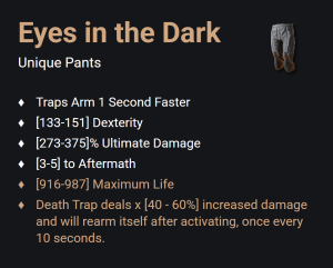 Eyes in the Dark UNIKAT Diablo IV SEZON