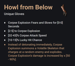 Howl from Below UNIKAT Diablo IV SEZON